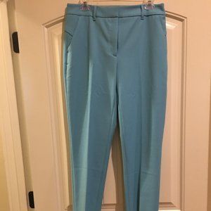 WHBM Slim Ankle Pant - Size 8, Aqua